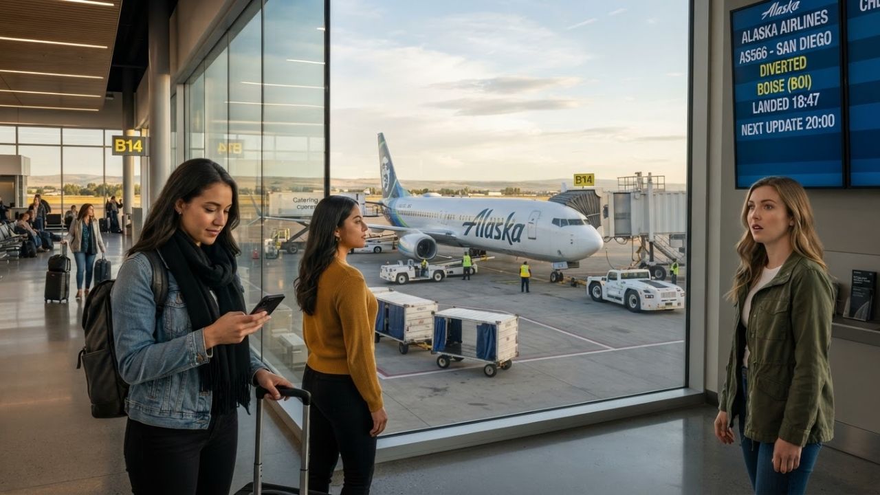 Alaska Airlines Flight AS566 Diverts to Boise