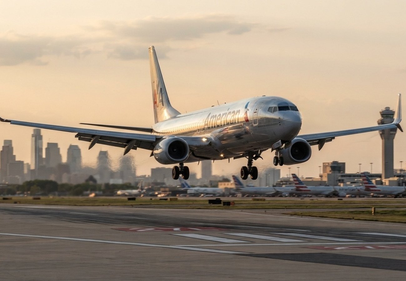 American Airlines Boeing 737-800 aircraft on tarmac