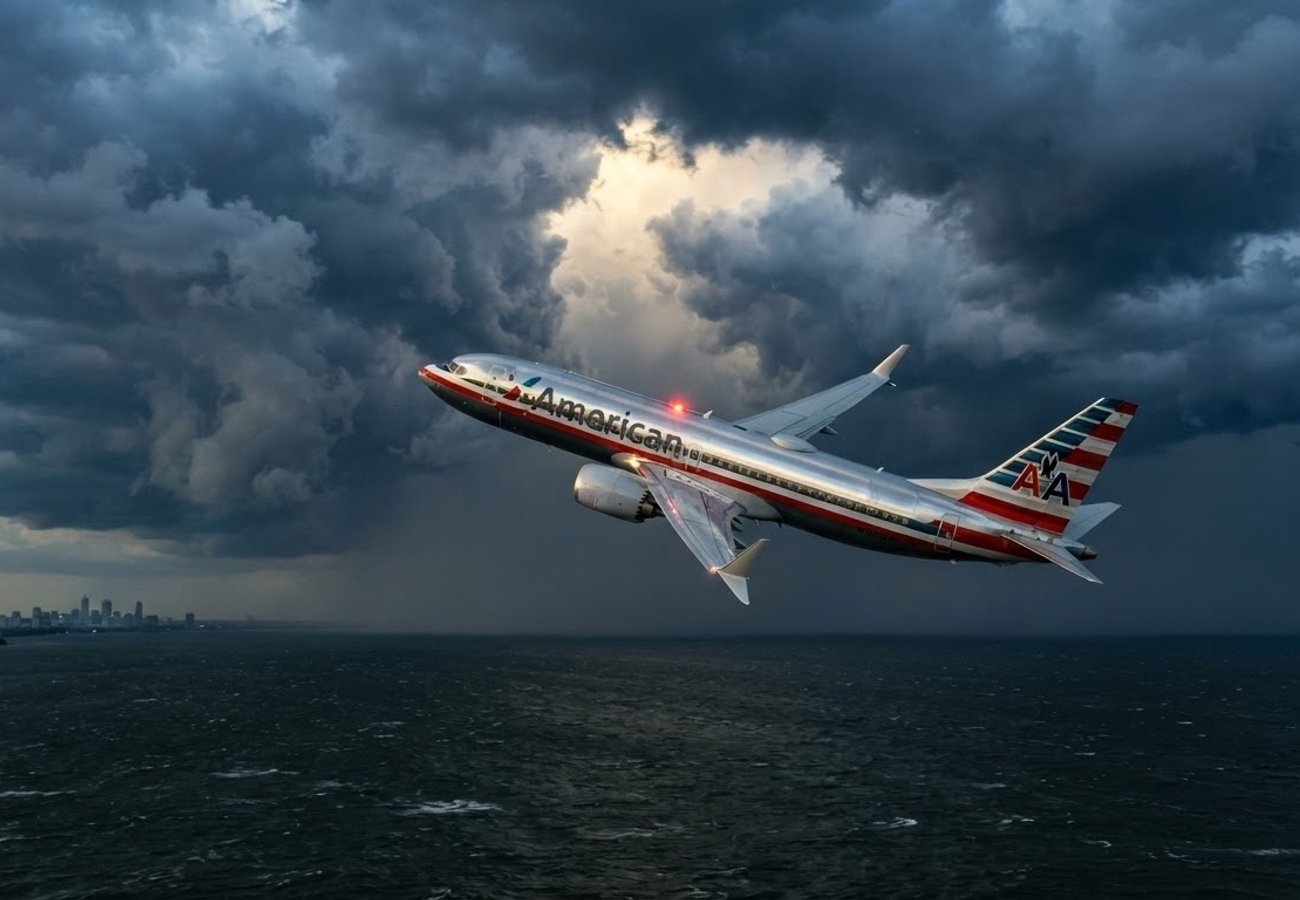 American Airlines Flight AA1795 New York to Chicago Diverts to Milwaukee Due to Weather 2026