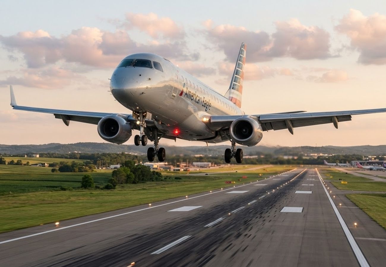 American Eagle Flight RPA4641 Diverts to Hebron Kentucky After In-Flight Issue on August 9 2026