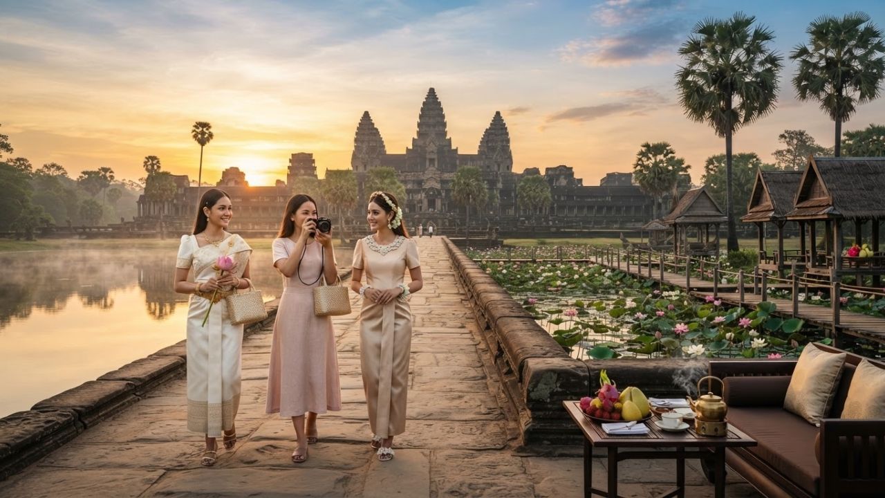 Anantara Angkor Resort: New Lotus Experience Siem Reap