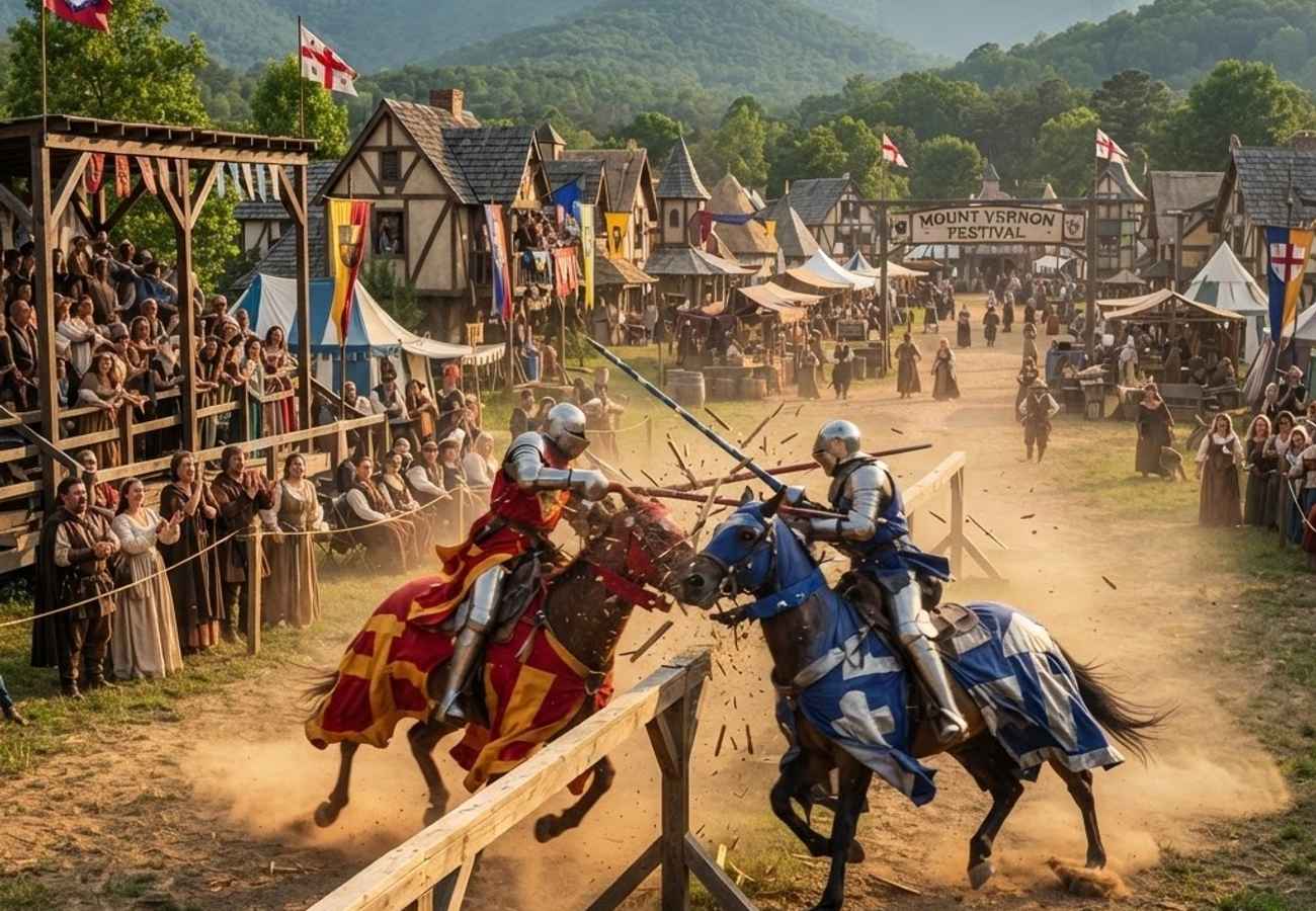 Arkansas Renaissance Festival 2026: Knights and Jousting Return to Mount Vernon This August
