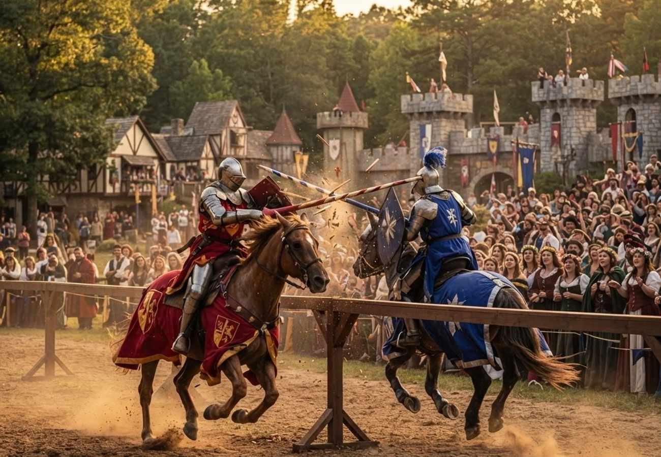 Arkansas Renaissance Festival 2026: Knights and Jousting Return to Dragonstone Springs