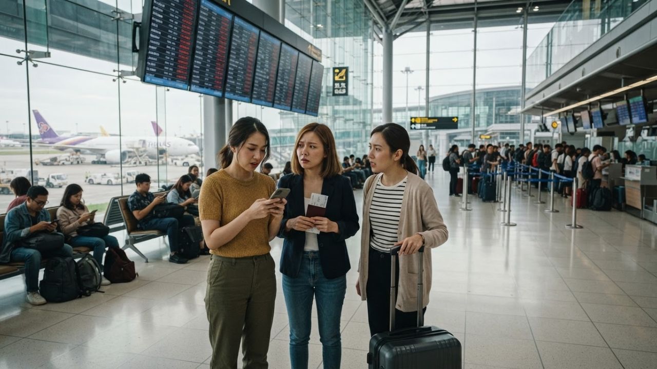 Asia Aviation Disruptions: Bangkok and Seventeen Airports Face Delays