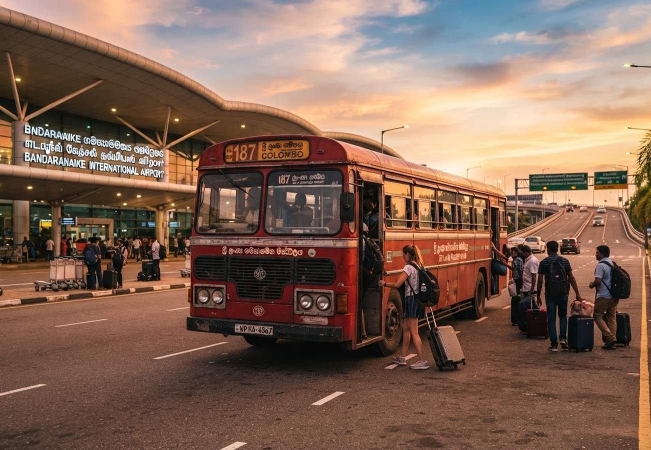 Bandaranaike International Airport Bus 187 Guide: Budget Transit to Colombo Fort 2026