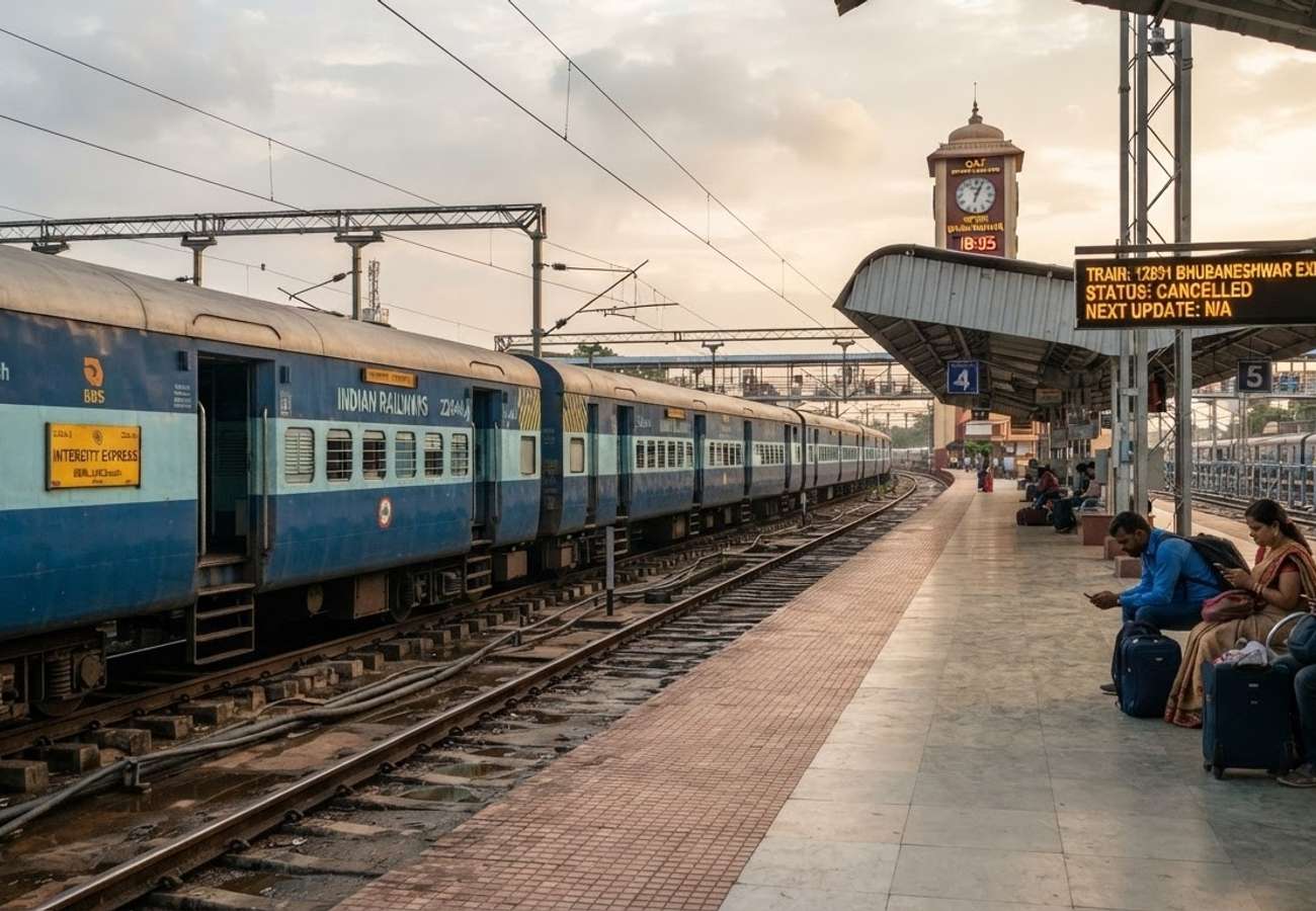 Bhubaneswar and Rourkela Intercity Express Trains Cancelled on August 18 2026 Due to Link Delay