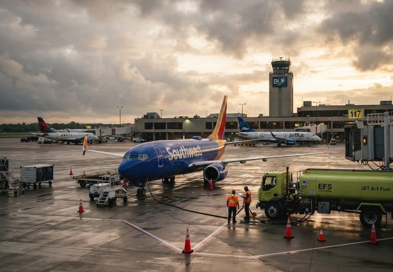 Buffalo Niagara International Airport Fuel System Disruption Causes Flight Delays and Diversions in 2026