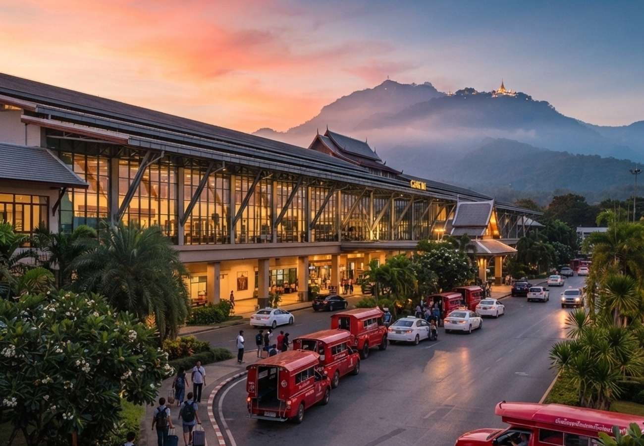 Chiang Mai International Airport arrivals terminal