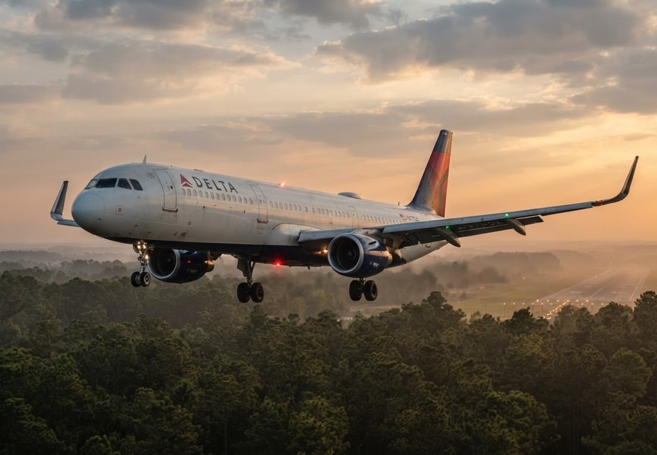 Delta Air Lines Flight DL1349 Airbus A321 Diverts to Columbia South Carolina in August 2026