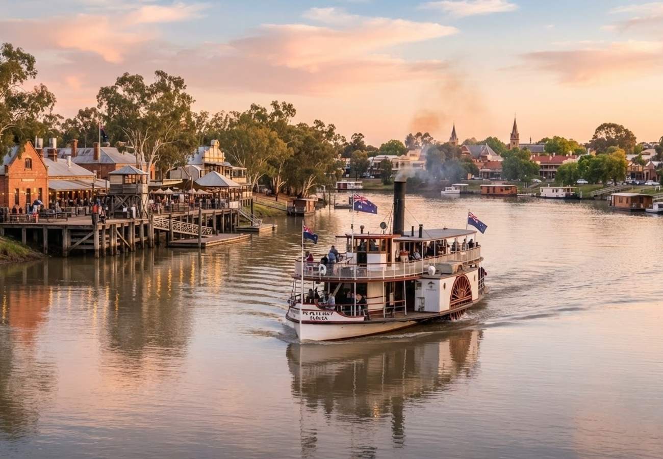 Echuca Moama Named Victoria's Top Tourism Town 2026: The Rise of Murray River Escapes