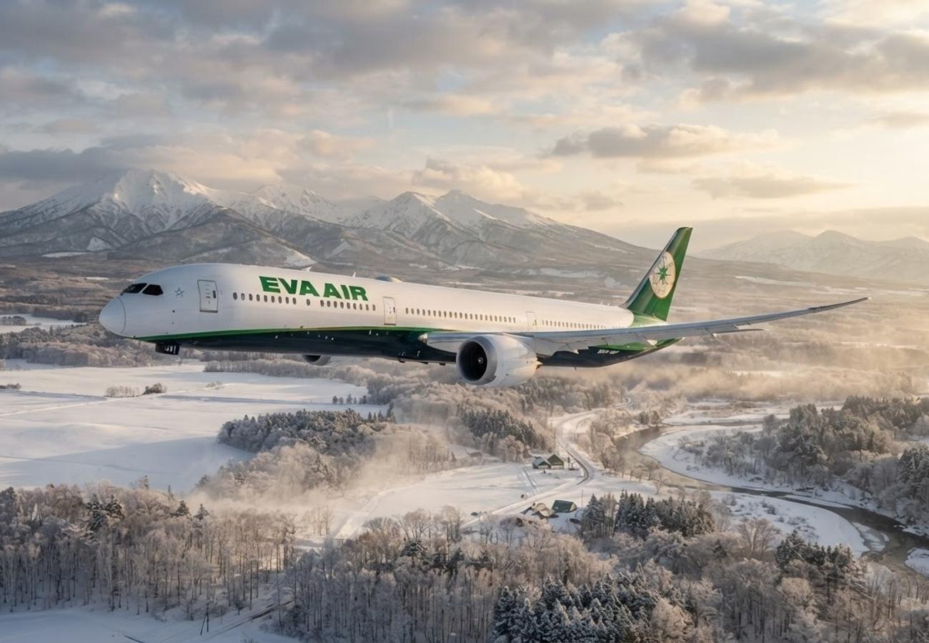 EVA Air Launches Taipei to Asahikawa Charter Flights from September 2026 to Boost Hokkaido Tourism