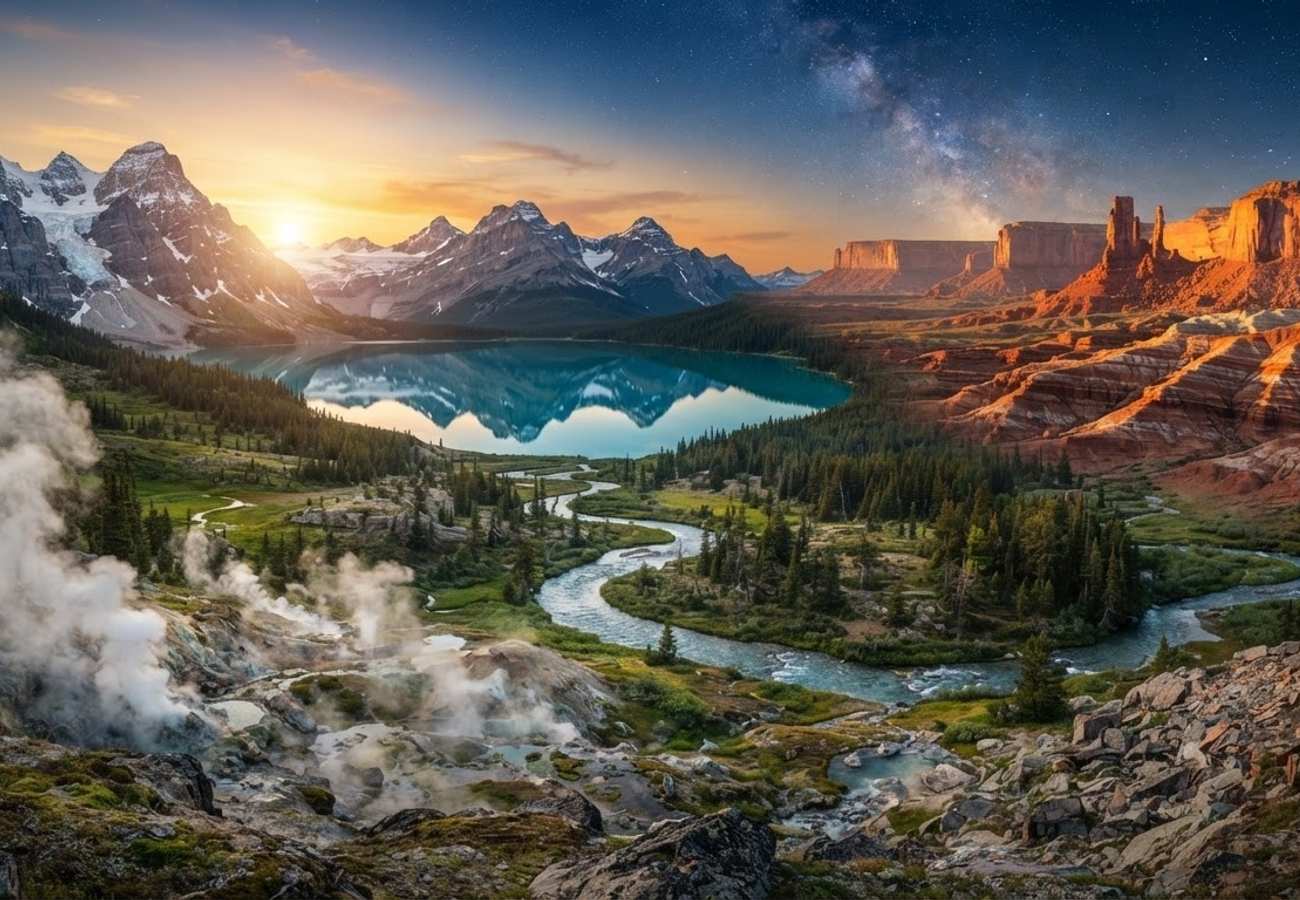 Exploring 6 US National Parks With Otherworldly Landscapes: California, Washington, Utah, and Alaska 2026