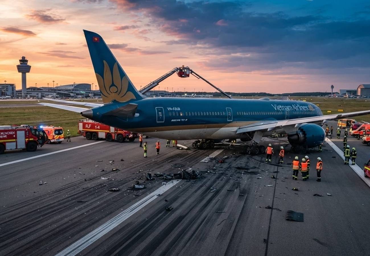 Boeing 787-9 Dreamliner on a runway