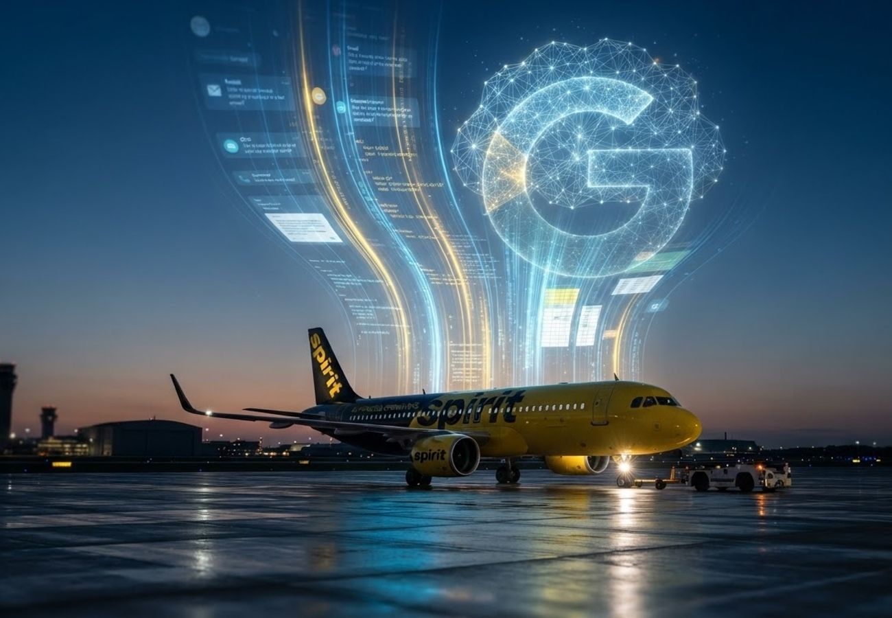 Google Pays $10 Million for Spirit Airlines Internal Data to Train Specialized AI Models in 2026