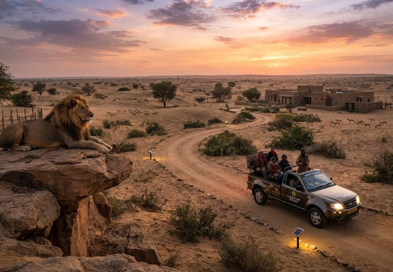 Gujarat Launches Asia’s First Desert Night Safari in Juna Deesa with ₹542 Crore Investment in 2026