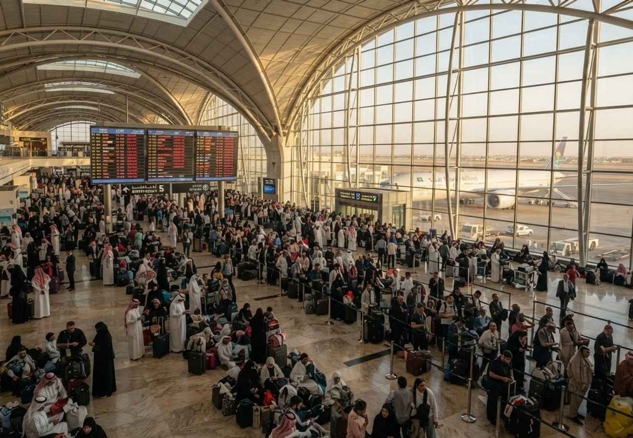 Gulf Aviation Crisis: 1,315 Flight Delays and 36 Cancellations Disrupt Riyadh, Dubai, and Bahrain Hubs