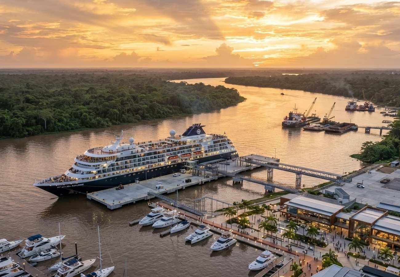 Guyana Invests Billions in Port Infrastructure to Transform Georgetown and Parika into 2026 Cruise Hubs