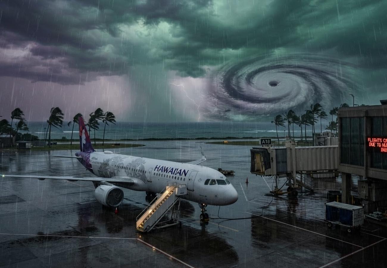 Hawaiian Airlines Cancels 77 Flights as Hurricane Lala Disrupts Hawaii Travel in 2026