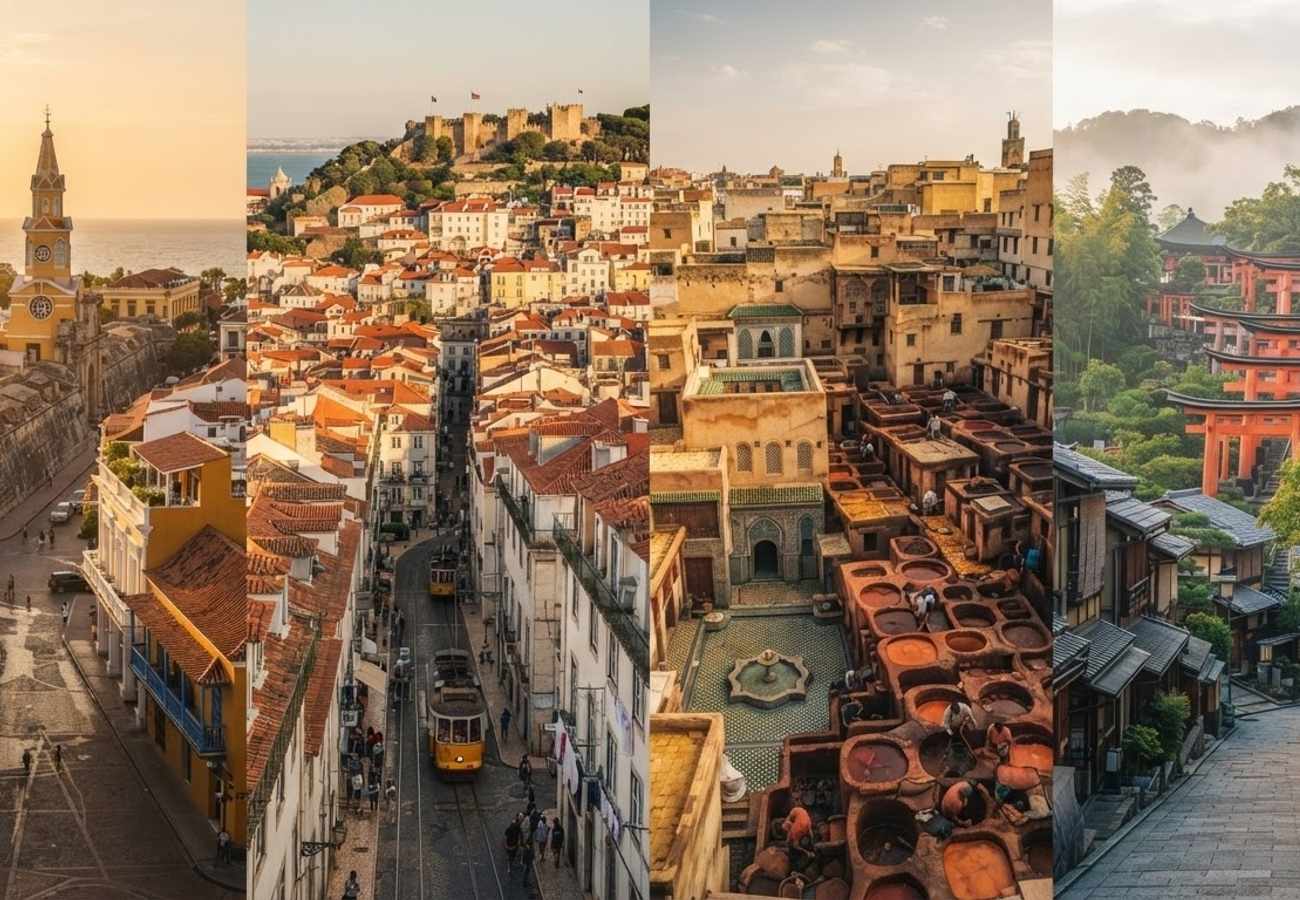 Historic architecture in a global heritage city