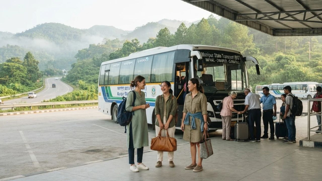 Restored Link: Imphal to Dimapur and Guwahati Bus Service Resumes