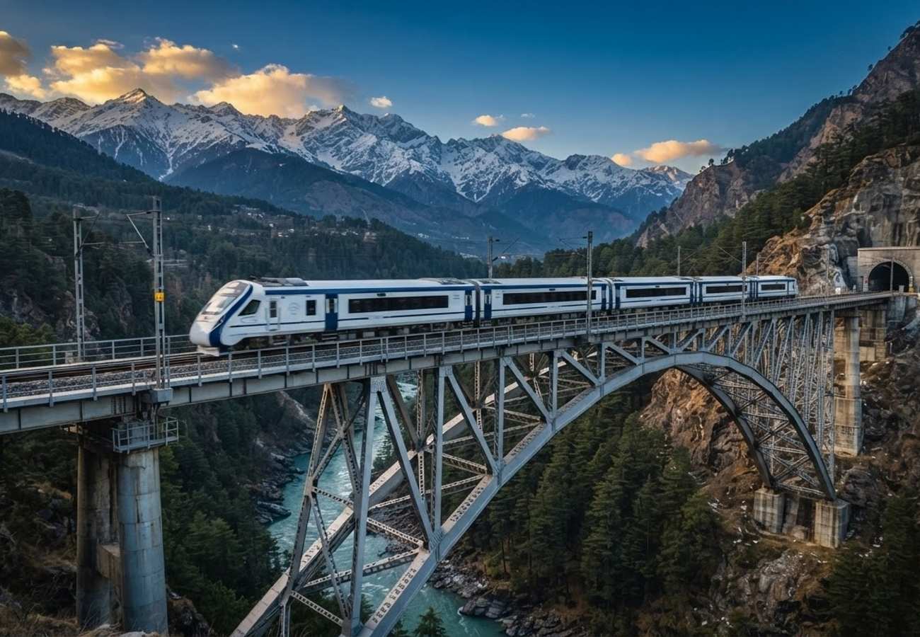 Indian Railways Boosts Katra-Banihal Rail Speed to 100 kmph to Transform Jammu and Kashmir Travel in 2026