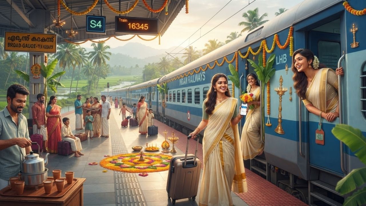 Indian Railways Adds 112 Onam Special Trains for Kerala
