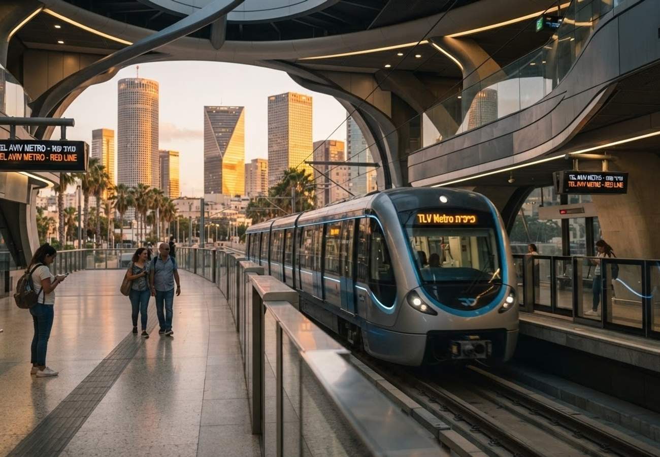 Israel Launches $10 Billion Infra II Tender for Tel Aviv Driverless Metro System in 2026