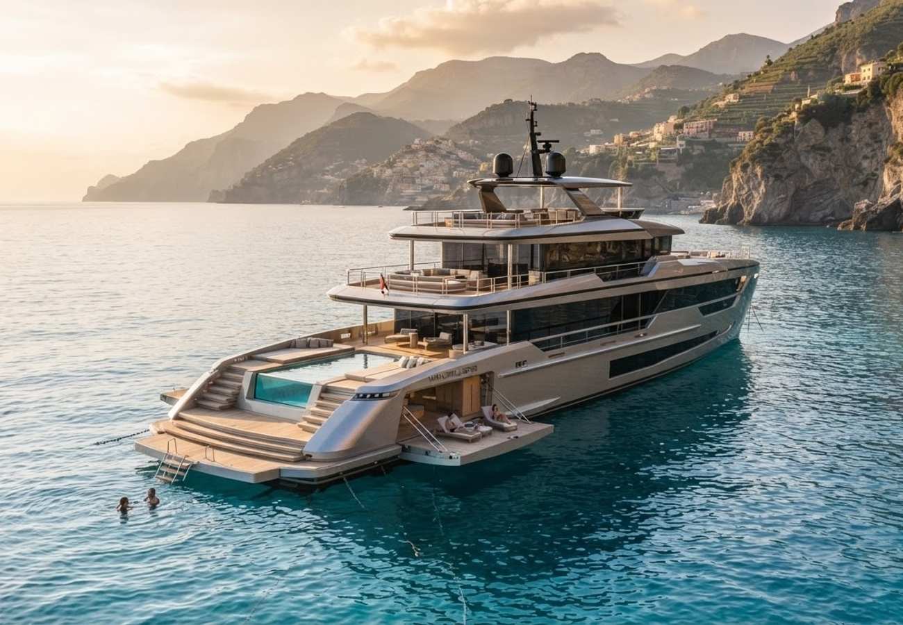 Italy Unveils Wanderlust95 Yacht Concept: A 33-Metre Resort-Style Motor Yacht for 2026
