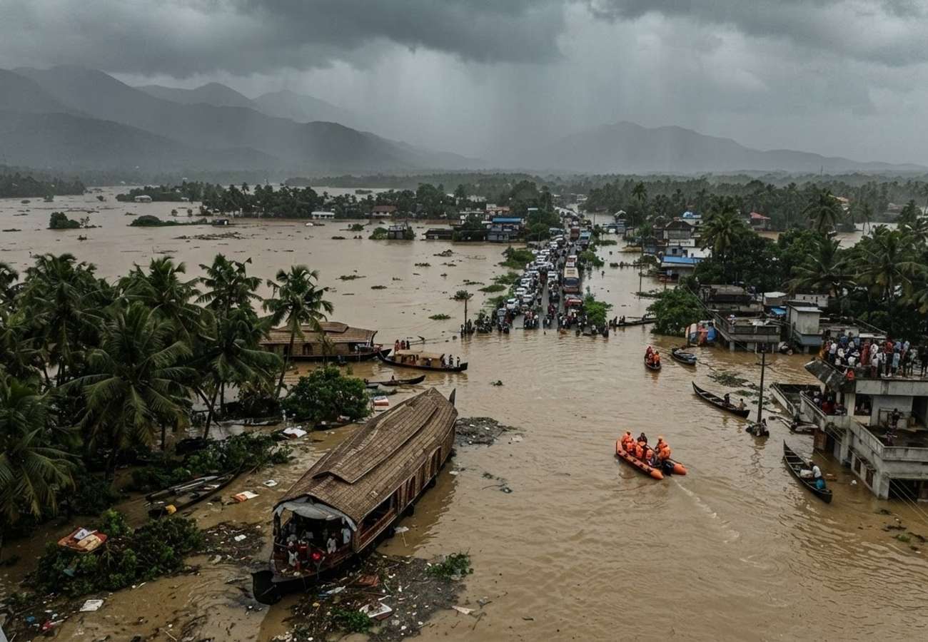 Kerala Floods 2026: IMD Red Alerts Trigger Massive Travel Disruptions and Flight Cancellations