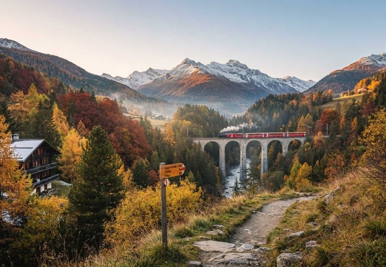 Klosters Switzerland Tourism 2026: Autumn Hiking, Wellness, and UNESCO Rail Escapes