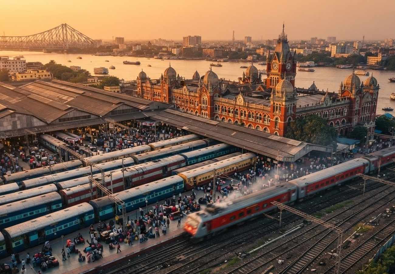 Kolkata Railway Terminals Overhauled: Five Major Train Services Shift to Shalimar and Santragachi in 2026