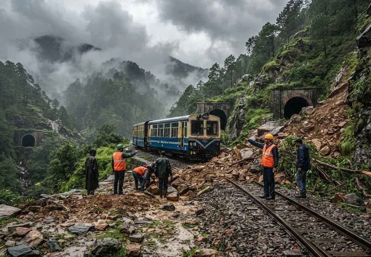 Landslide Disrupts Kalka-Shimla Railway Route in Himachal Pradesh: Service Cancellations 2026
