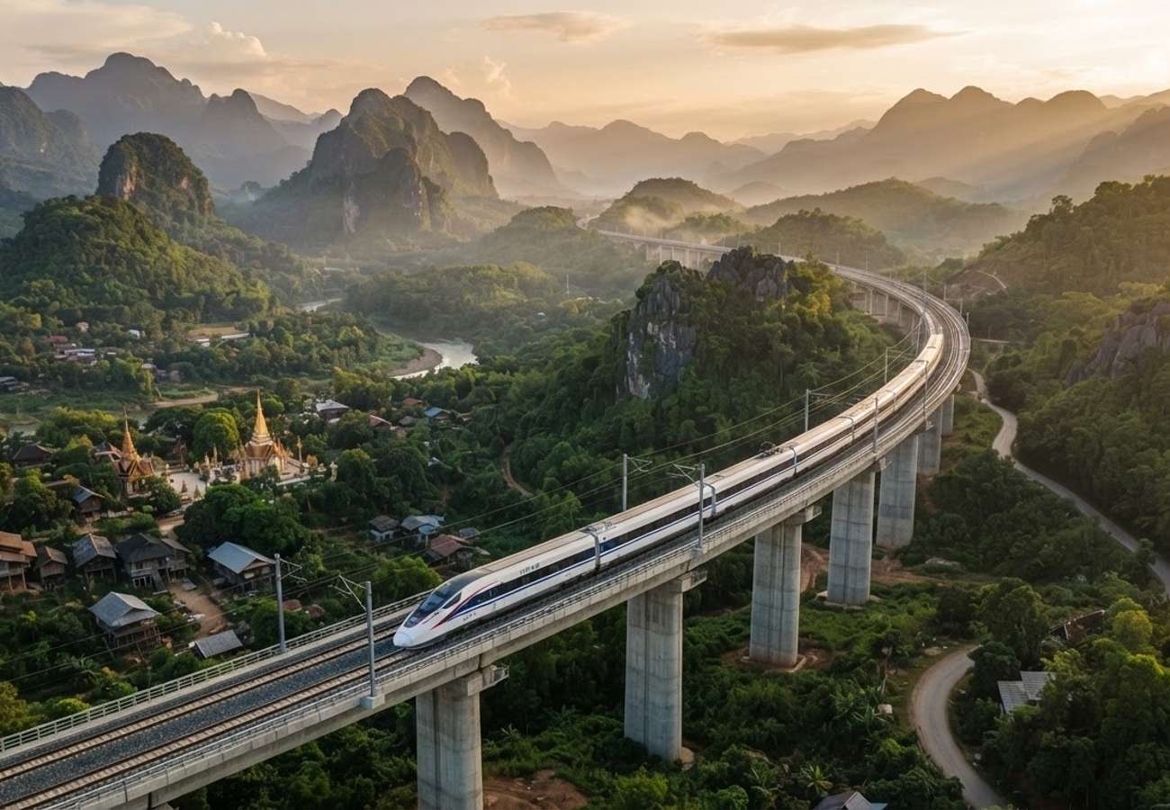 Laos-China Railway Transforms Vientiane to Luang Prabang Route into UXO Education Corridor 2026