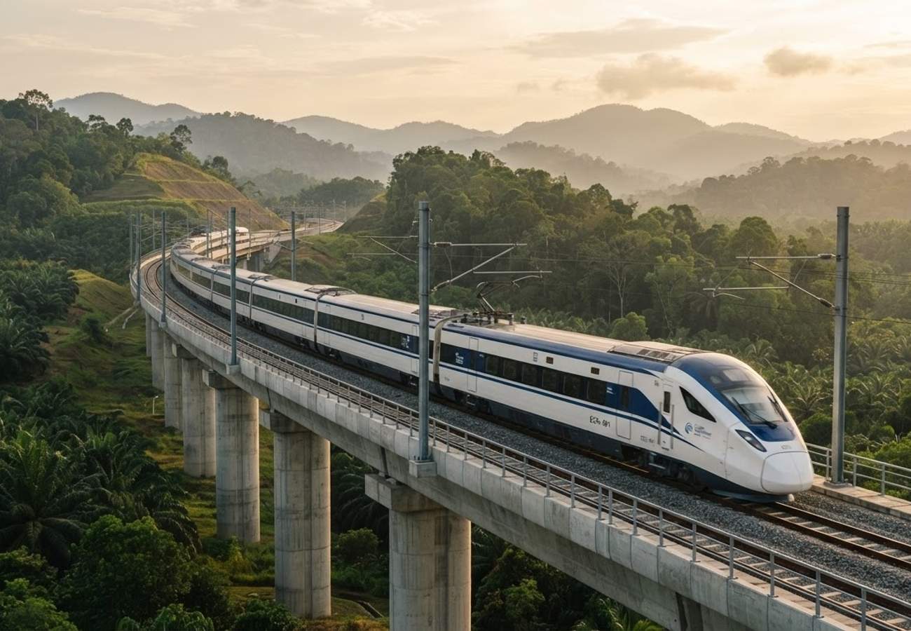 Malaysia East Coast Rail Link ECRL Enters Testing Phase for 2026-2027 Commercial Launch
