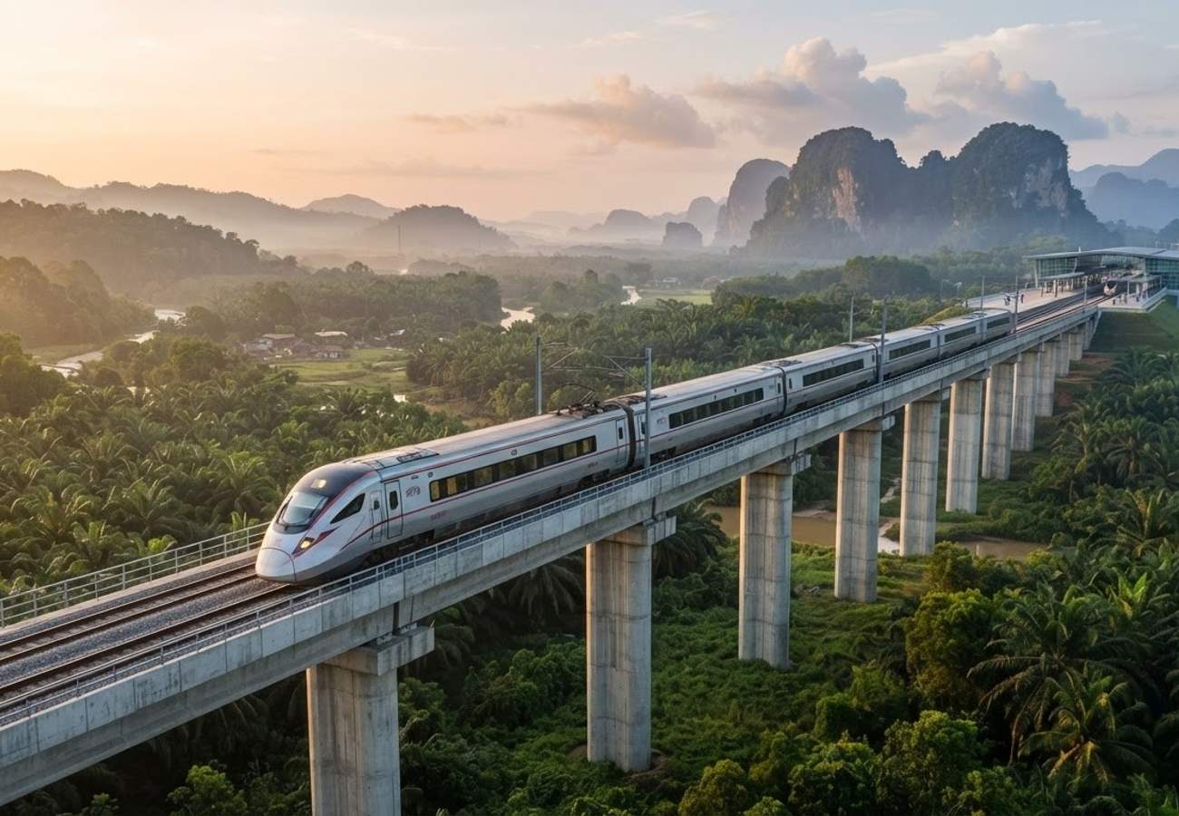 Malaysia East Coast Rail Link (ECRL) Set for January 2027 Launch Connecting Kuala Lumpur and Kota Bharu