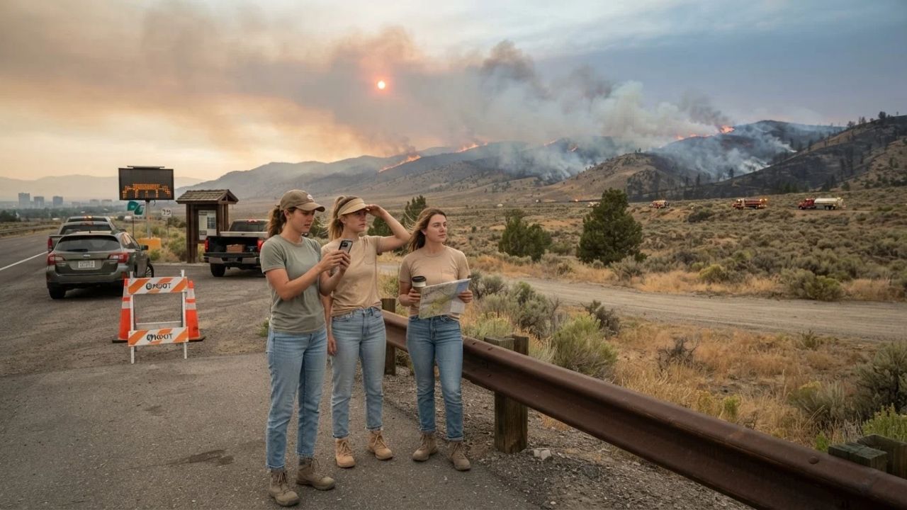 Travel Advisories: Hawk Fire Reno Surges Past 10,500 Acres