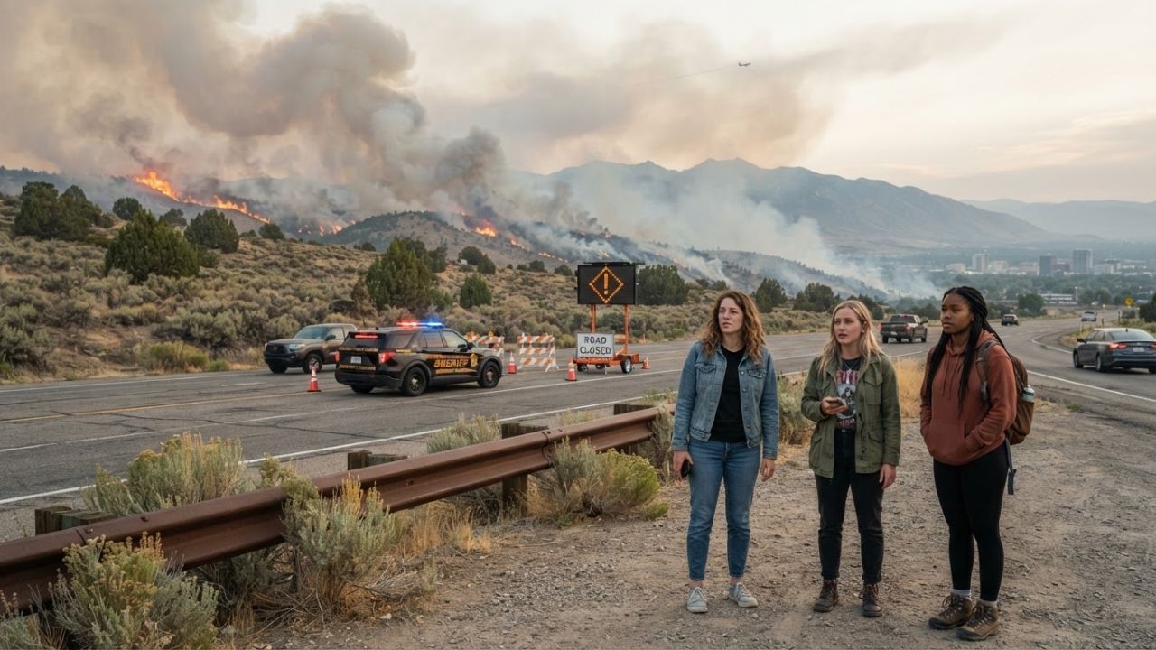 Transit Disruption: Hawk Fire near Reno Surges past 10,500 Acres