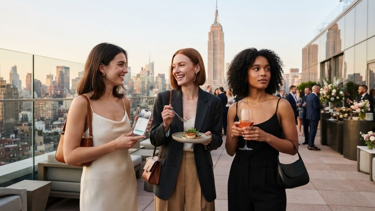 Manhattan skyline during sunset representing a global tourism hub