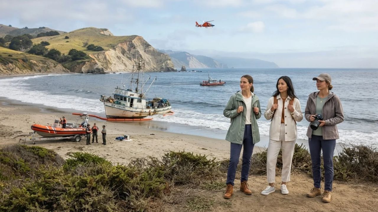 Border Controls: Point Reyes Closes Beach After Fishing Boat Grounding