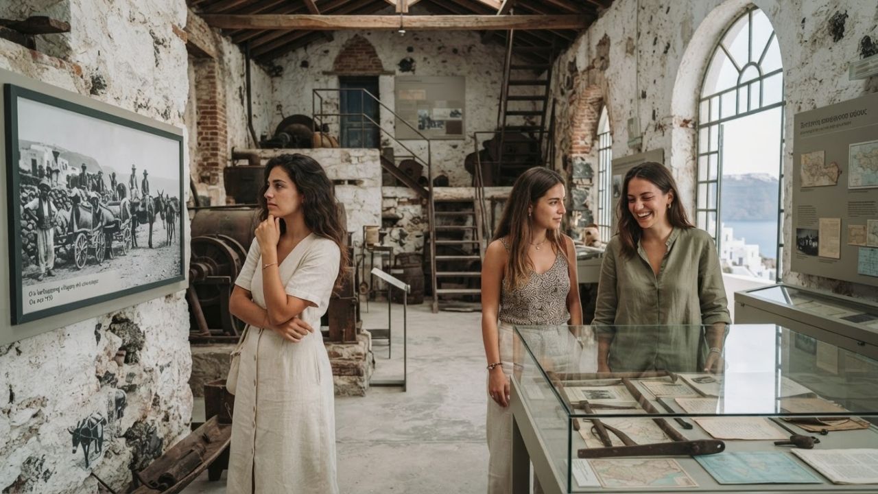 Santorini Industrial Heritage Exhibition Showcases Life Before Tourism