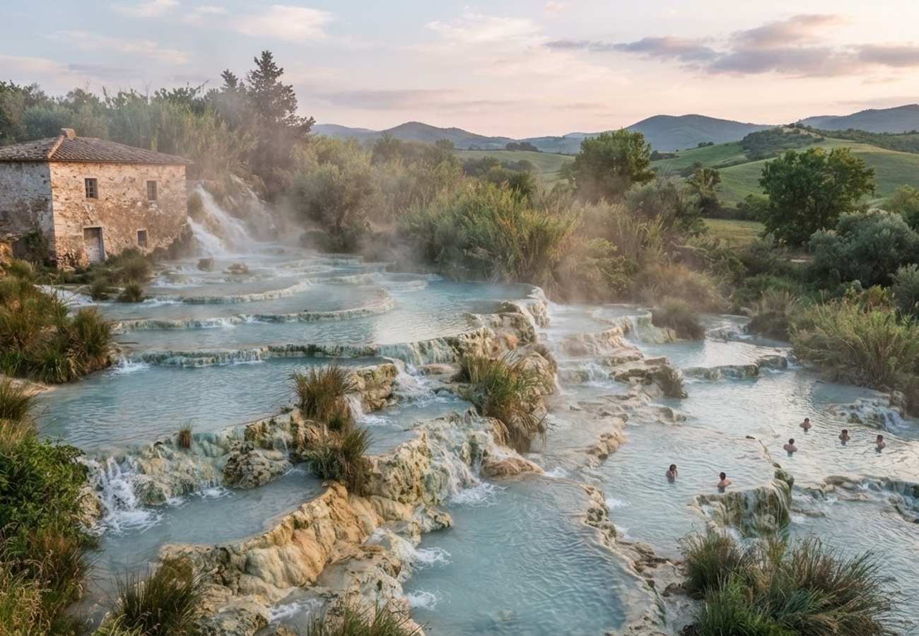 Saturnia Hot Springs Guide 2026: Accessing Cascate del Mulino and Terme di Saturnia Resort