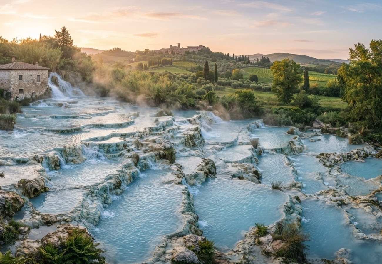 Tuscany's Saturnia Hot Springs 2026: Guide to Cascate del Mulino and Terme di Saturnia Resort