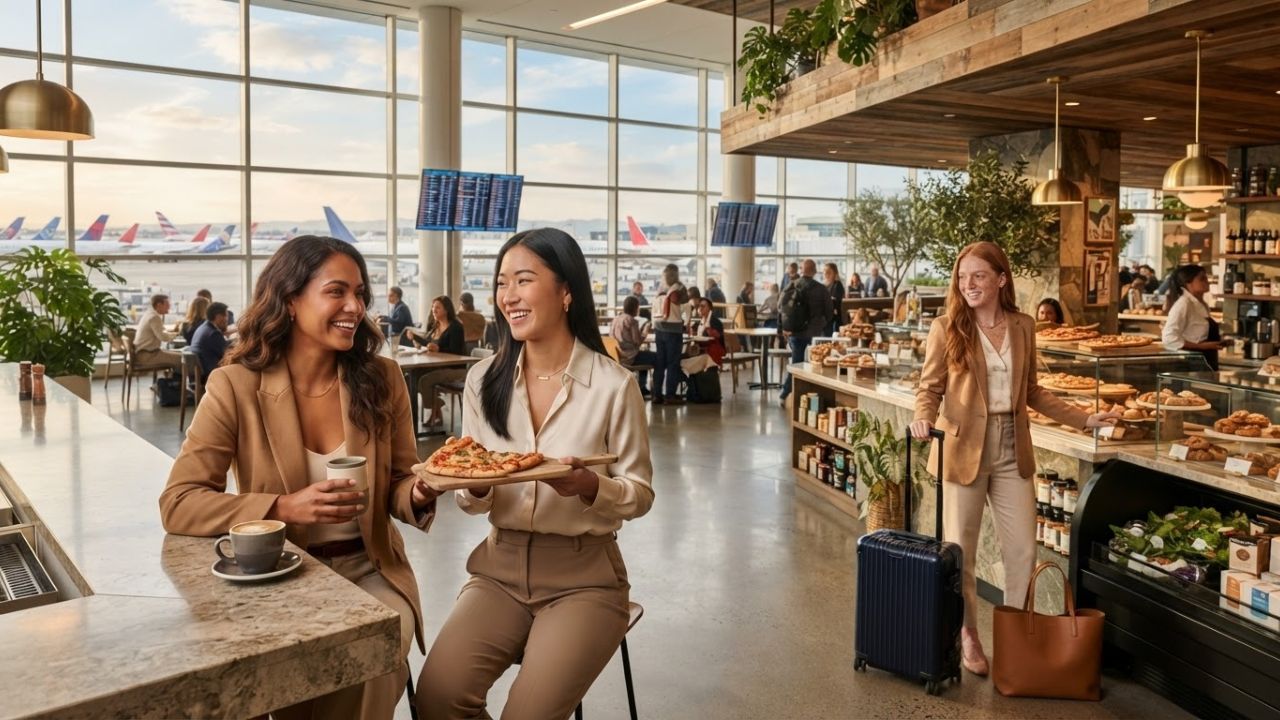 SFO Airport Food Hall: Harvey Milk Terminal 1 Wins Global Award