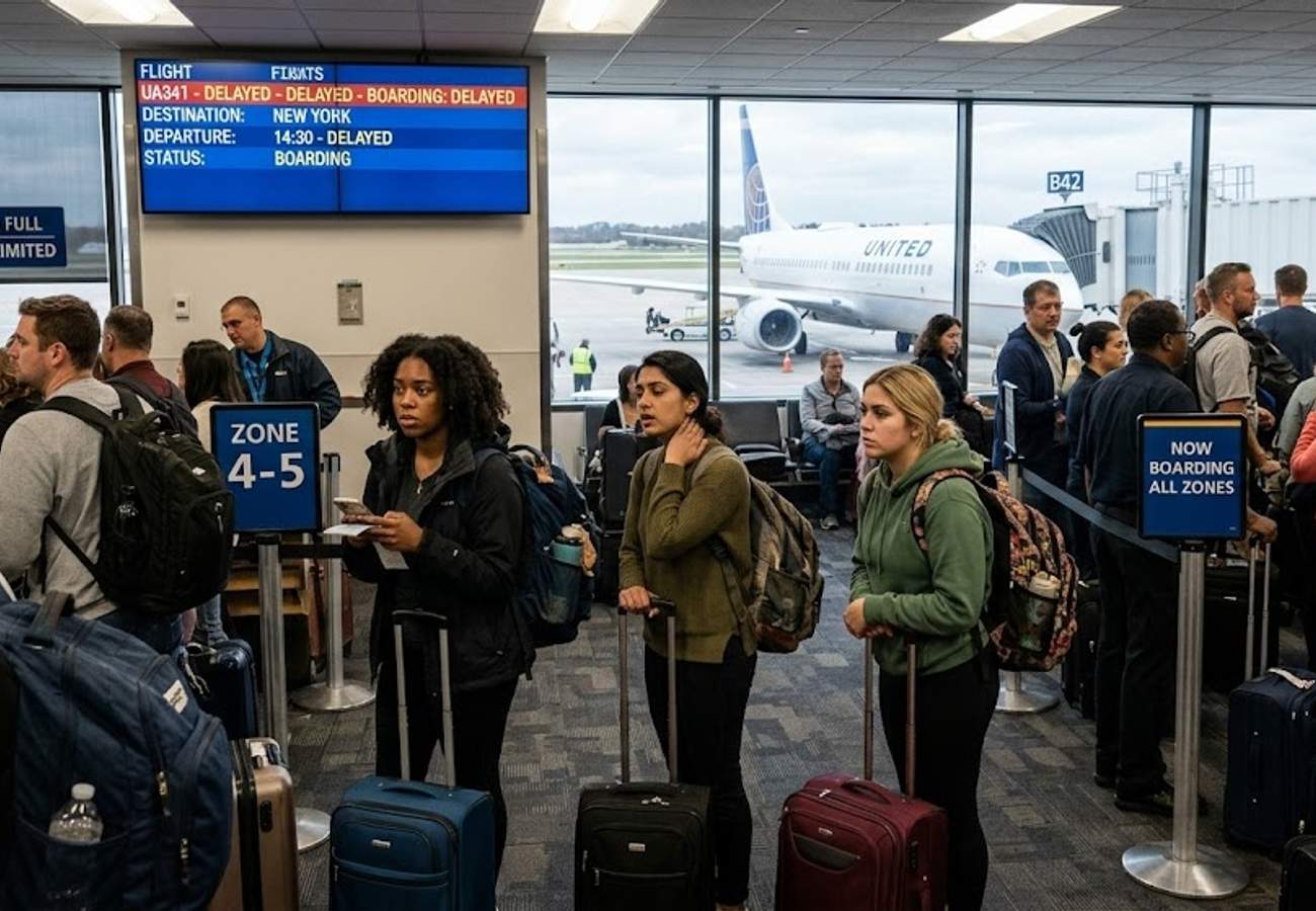 Southwest Airlines Boeing 737 aircraft at airport gate with passengers boarding