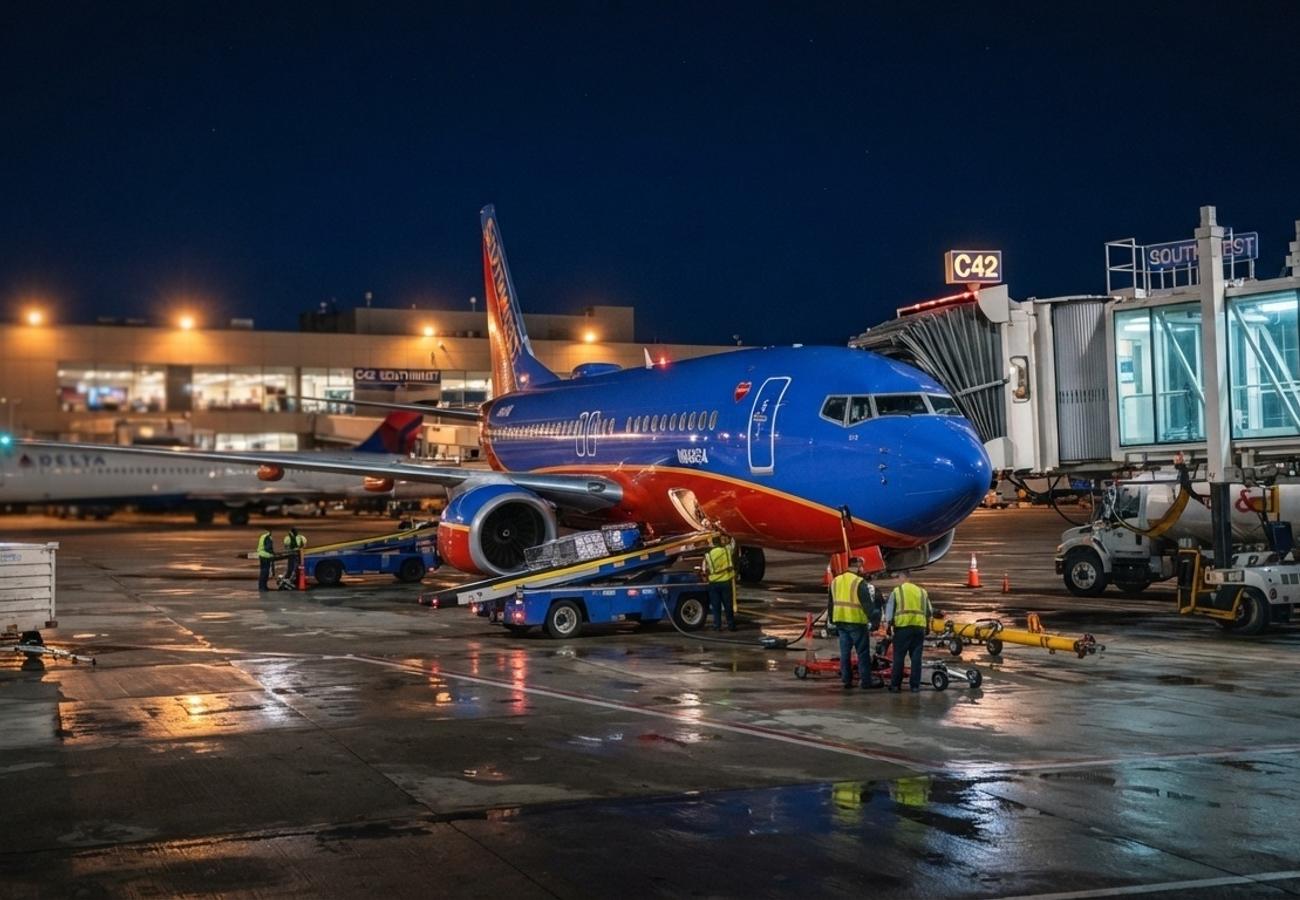 Southwest Airlines Flight WN3223 Diverts to Omaha from Nashville to Kansas City in 2026