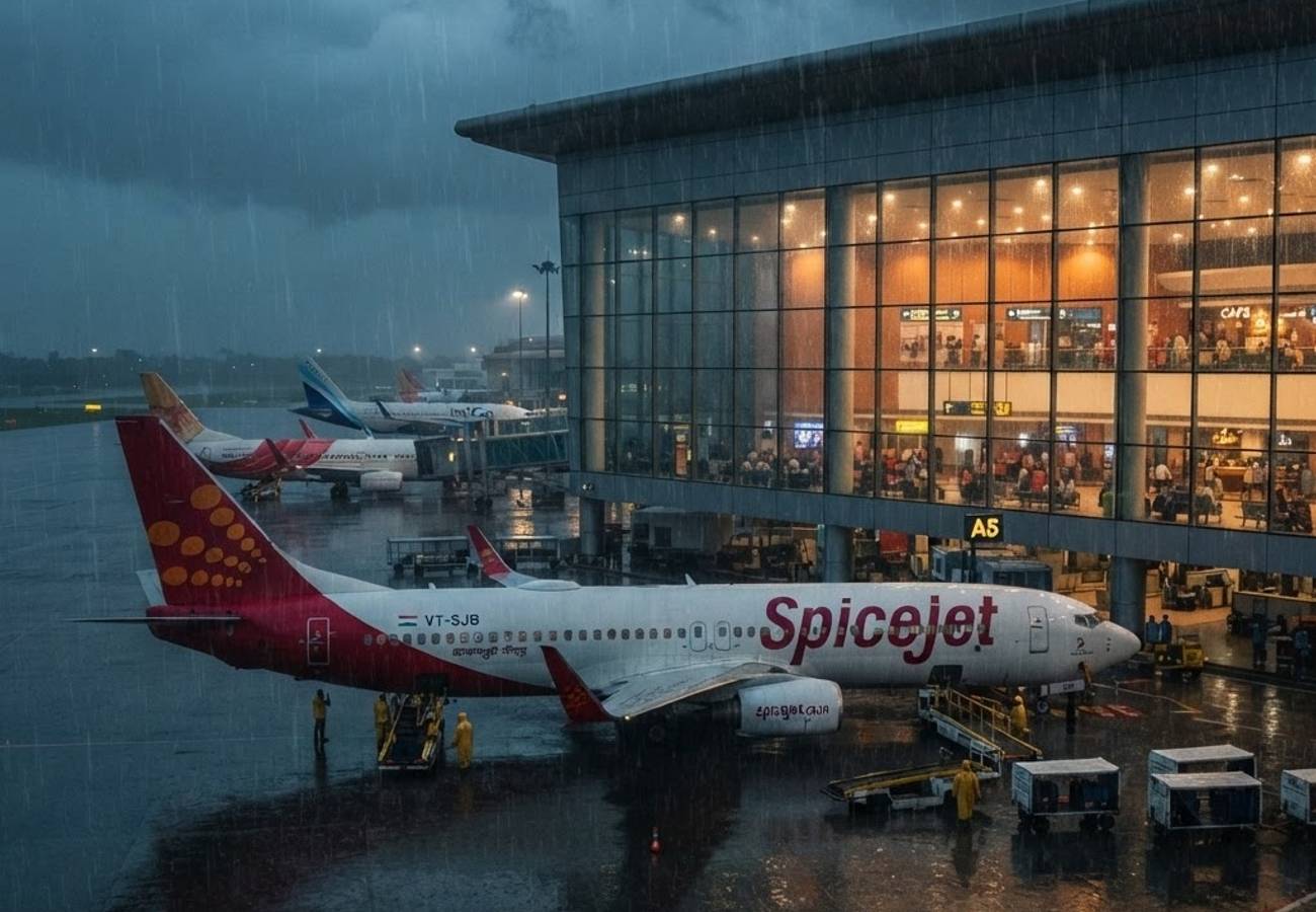 SpiceJet Kochi Bad Weather Advisory Challenged by Cochin Airport as CIAL Reports Zero Cancellations