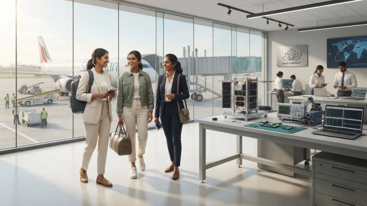 Youth Innovation: SriLankan Airlines Sponsors Student Delegate for Mission ShakthiSAT