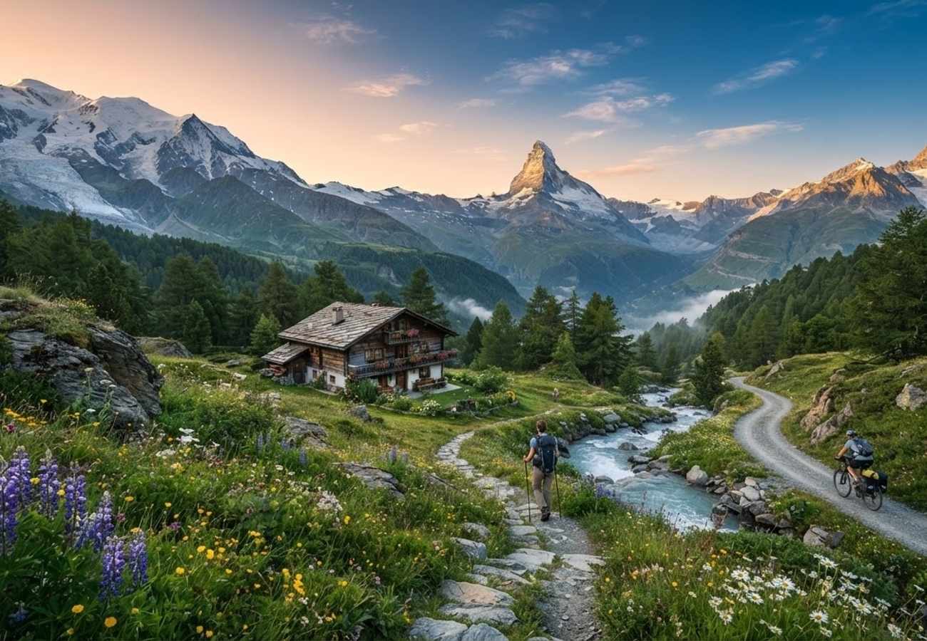 Switzerland and France Lead Europe's 2026 Coolcation Trend for Hiking and Cycling Holidays