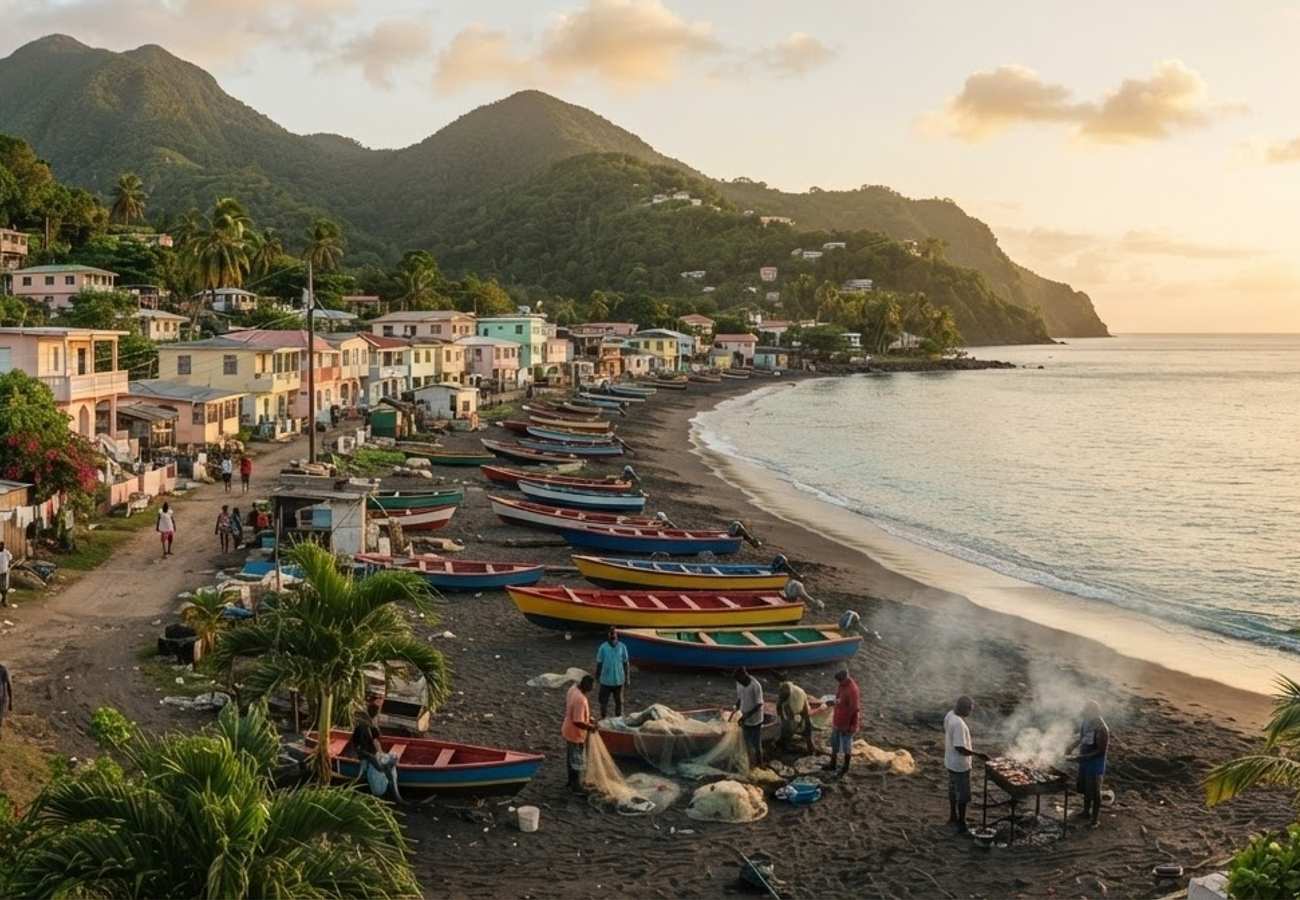 Exploring Anse La Raye Saint Lucia: Waterfront Seafood, Local Markets, and Hidden Waterfalls 2026