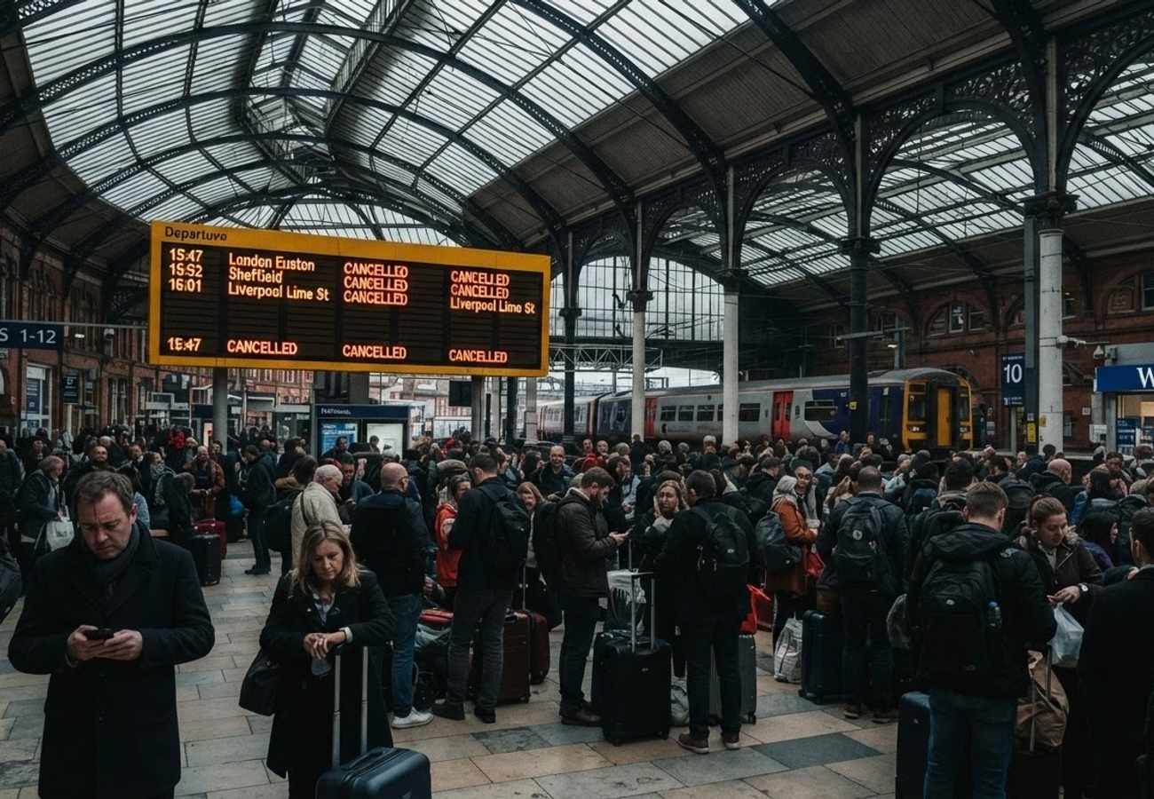 UK National Rail Crisis 2026: Power Failure at Manchester Operating Centre Paralyzes Midlands and North